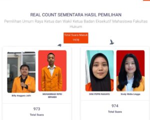 Unggul Satu Suara, Dini Dan Sindi Nakhodai FH-UNJA 2025-2026