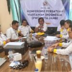 Berjalan Sukses Konprensi PWI Kota Jambi Berjalan Sukses,Irwansyah Kembali Pimpin PWI Kota Jambi
