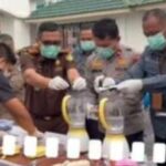 Kapolres Kerinci  Dan Kajari Sungai Penuh Pemusnahan Barang Bukti
