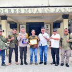 Kapolres Muaro Jambi Terima Audensi  AWASI, Bahas Sinergi Pers Dan Penanganan Karhutla